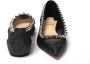 Christian Louboutin Zwart Zilveren Platte Puntige Schoen Black Dames - Thumbnail 6