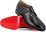 Christian Louboutin Zwarte geborsteld leren schoenen met zilveren speld Black Heren - Thumbnail 2