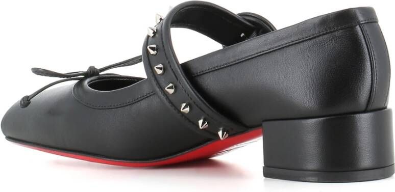 Christian Louboutin Zwarte hak Décolleté met strik Black Dames