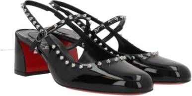 Christian Louboutin Zwarte Hakken Janispikes Patent Schoenen Black Dames