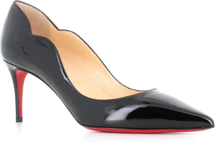 Christian Louboutin Zwarte Lakleren Hakken Black Dames