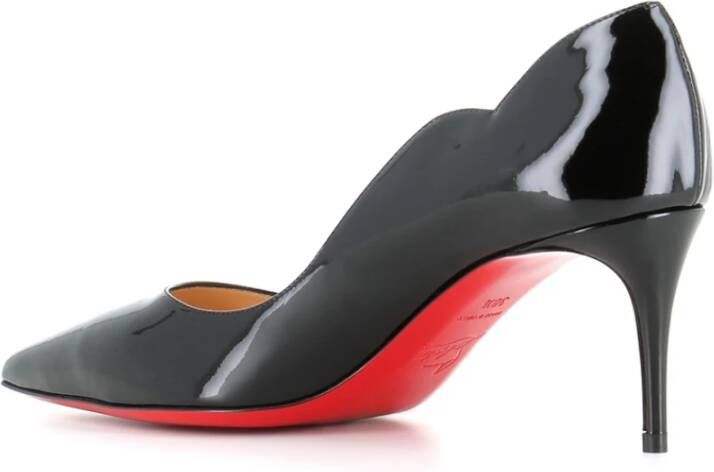 Christian Louboutin Zwarte Lakleren Hakken Black Dames