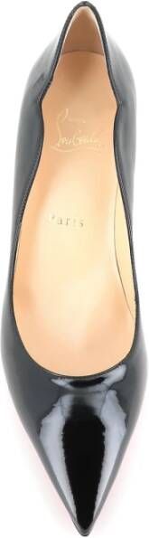 Christian Louboutin Zwarte Lakleren Hakken Black Dames