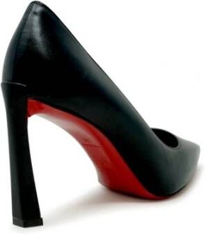 Christian Louboutin Zwarte Leren Pumps Condora 85 Black Dames