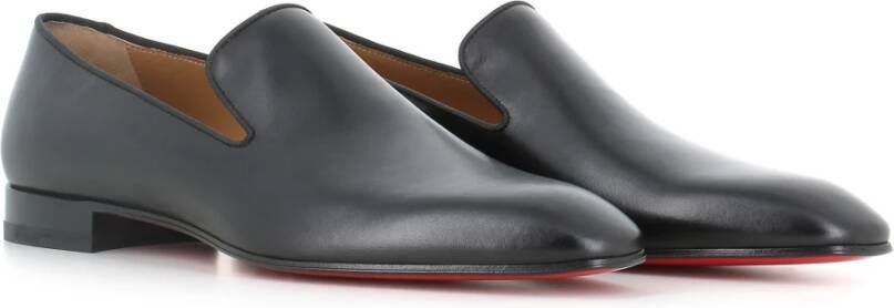 Christian Louboutin Zwarte leren schoenen Black Heren