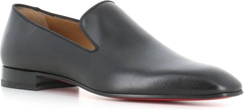 Christian Louboutin Zwarte leren schoenen Black Heren