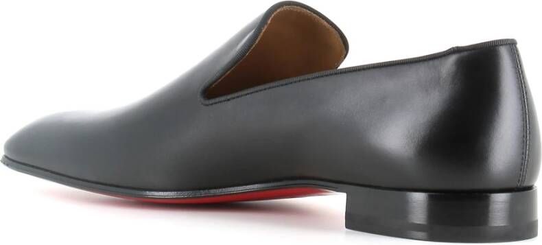 Christian Louboutin Zwarte leren schoenen Black Heren