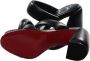 Christian Louboutin Zwarte Nappa Leren Hoge Hakken Black Dames - Thumbnail 5