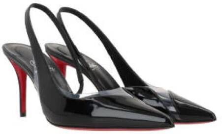 Christian Louboutin Zwarte Patentkalfsleer PVC Hakken Black Dames