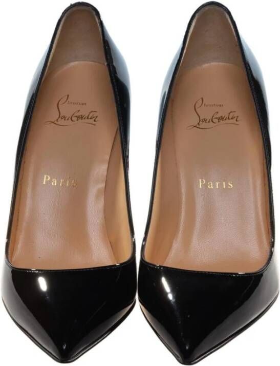 Christian Louboutin Zwarte Patentleren Hoge Hakken Pumps Black Dames