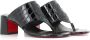 Christian Louboutin Zwarte Sandalen met Krokodillenprint Black Dames - Thumbnail 2