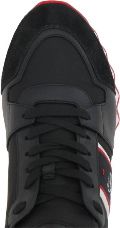 Christian Louboutin Zwarte Shark Platte Sneakers Black Heren