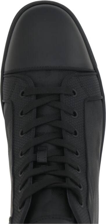 Christian Louboutin Zwarte Sneakers Hoge Top Louis Orlato Black Heren