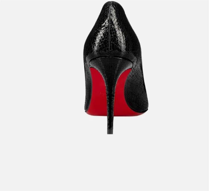 Christian Louboutin Zwarte Ster Leren Hak 85mm Black Dames