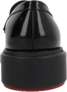 Christian Louboutin Zwarte Urban Moc Lock Platte Schoenen Black Dames