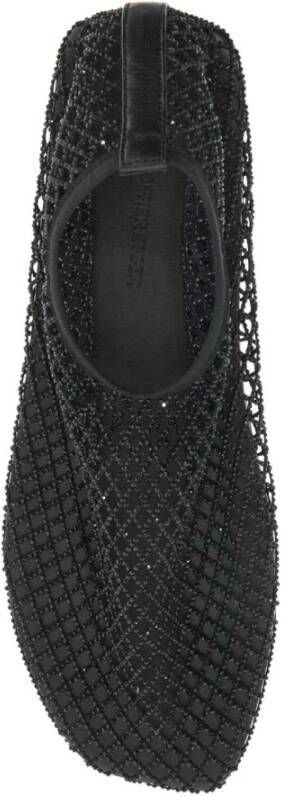 Christopher Esber Kristal Mesh Ballerina Flats Black Dames