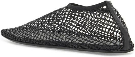 Christopher Esber Kristal Mesh Ballerina Flats Black Dames