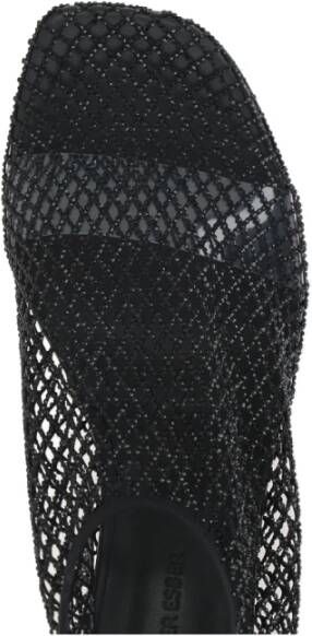 Christopher Esber Kristal Mesh Hakken Black Dames