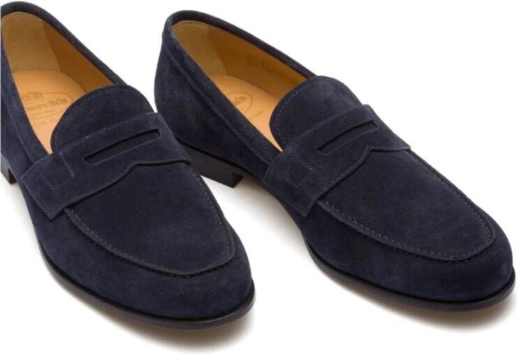 Church's Blauwe Mocassins voor Mannen Blue Heren