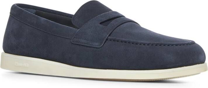 Church's Blauwe Slip-On Penny Loafer Schoenen Blue Heren