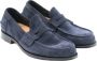 Church's Blauwe Suède College Loafer Blue Heren - Thumbnail 2