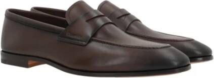 Church's Bruin leren amandelvormige loafers Brown Heren