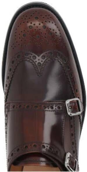 Church's Bruin Leren Monk Strap Brogues Brown Dames