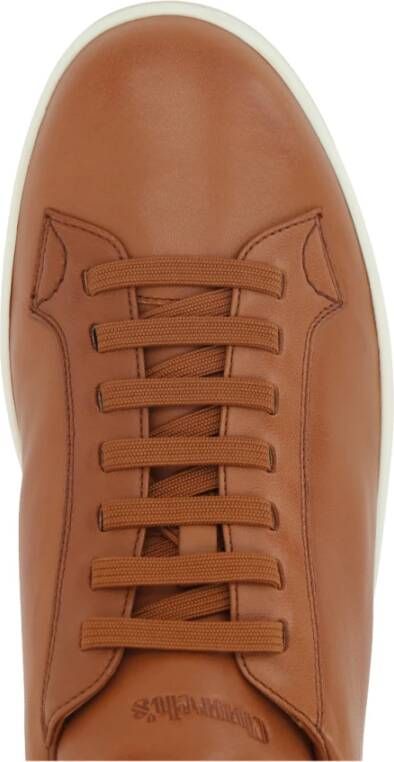 Church's Bruine leren lage sneakers Brown Heren