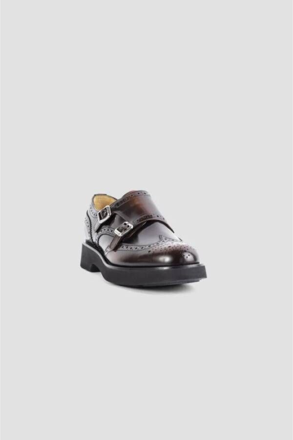 Church's Bruine leren monkstrap loafers Brown Heren