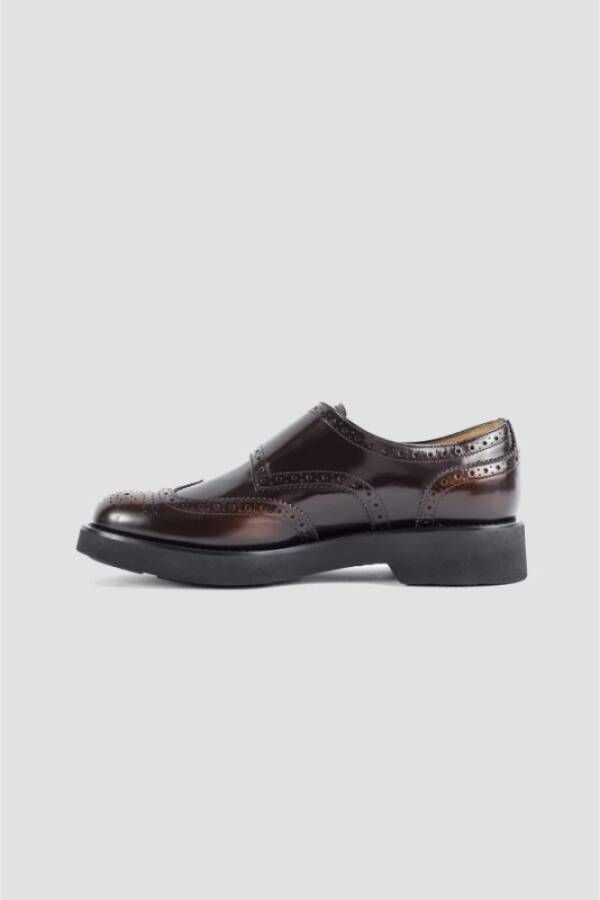 Church's Bruine leren monkstrap loafers Brown Heren