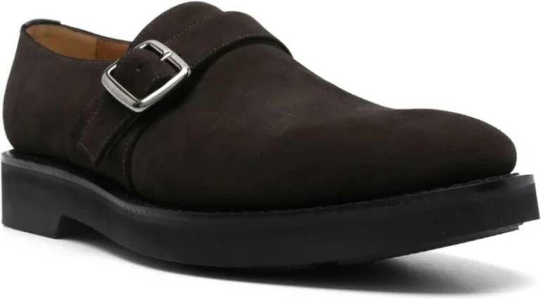 Church's Bruine Monk Strap Platte Schoenen Brown Heren