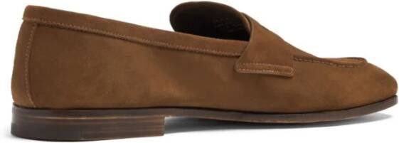 Church's Bruine Suède Amandelteen Loafers Brown Heren