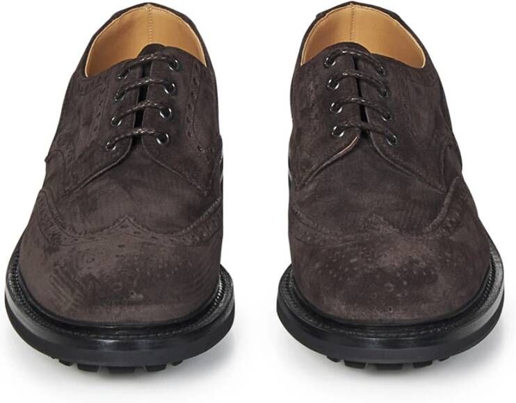 Church's Bruine Veterschoenen Platte Aw24 Brown Heren