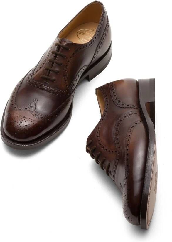 Church's Ebony Burwood Klassieke Leren Schoenen Brown Heren