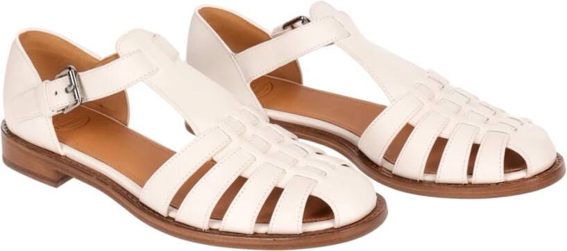 Church's Flat Sandals Wit Dames