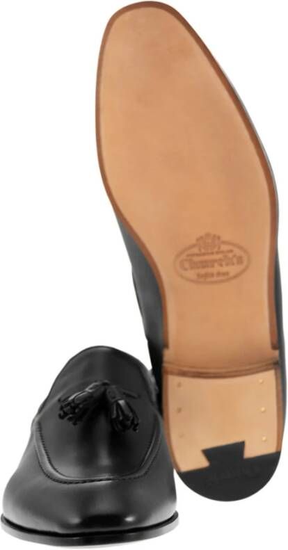 Church's Geborsteld kalfsleer loafer Black Heren