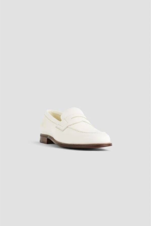 Church's Ivoor Leren Instaploafers Heswall White Dames