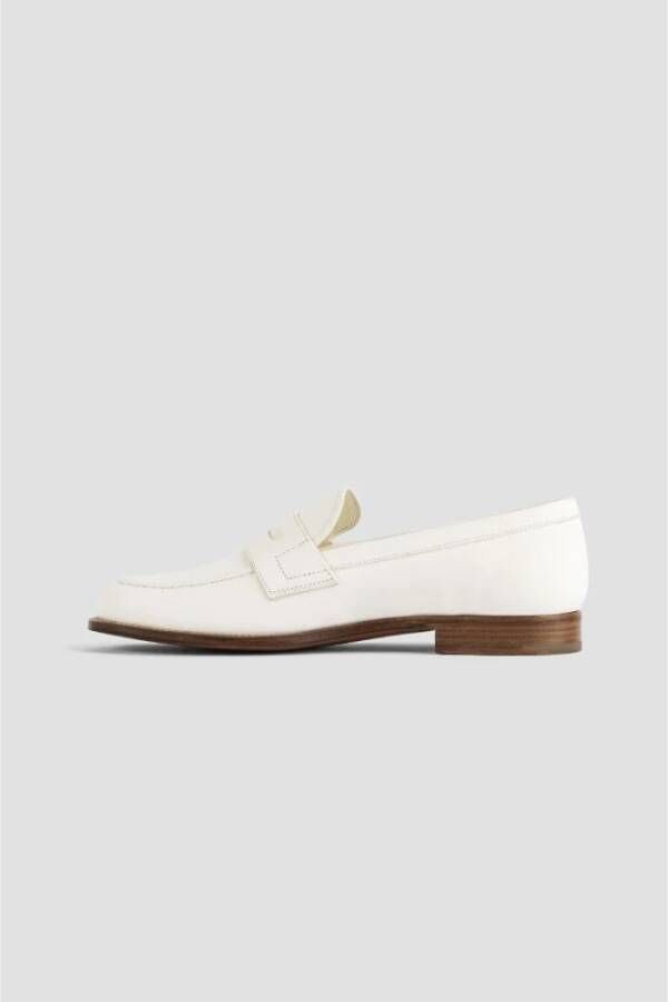 Church's Ivoor Leren Instaploafers Heswall White Dames