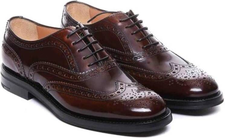 Church's Klassieke Veterschoenen van Leer Brown Dames