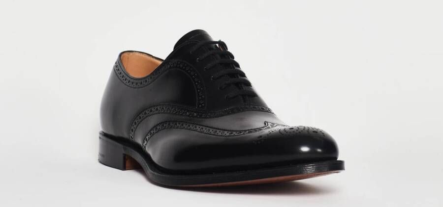 Church's Klassieke Zwarte Leren Schoen Black Heren