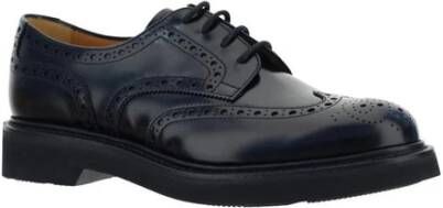 Church's Lakleren Veterschoenen met Blokhak Black Heren