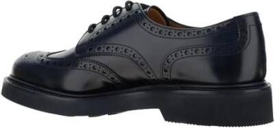 Church's Lakleren Veterschoenen met Blokhak Black Heren