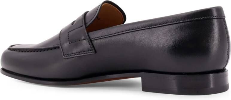 Church's Leren Loafer met Bedrukt Logo Black Heren