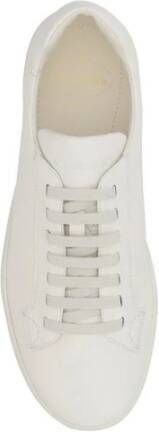 Church's Monogram Leren Sneakers met Platte Zool White Heren