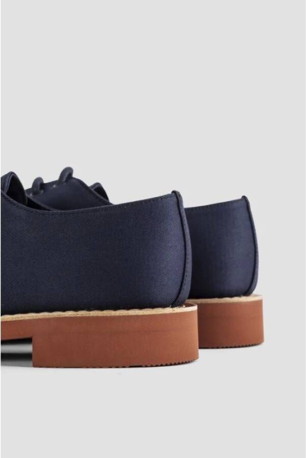 Church's Navy Blauwe Canvas Derby Schoenen Blue Heren