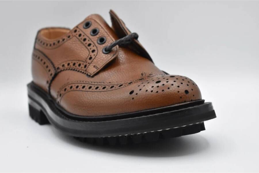 Church's Platte Leren Schoenen Highland Walnoot Commando Brown Heren