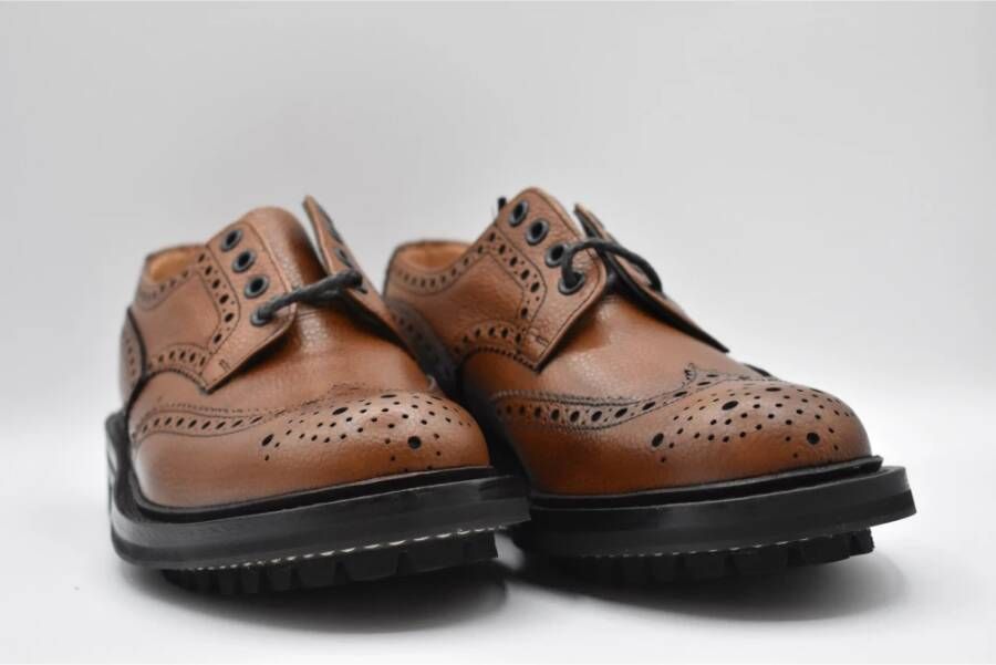 Church's Platte Leren Schoenen Highland Walnoot Commando Brown Heren