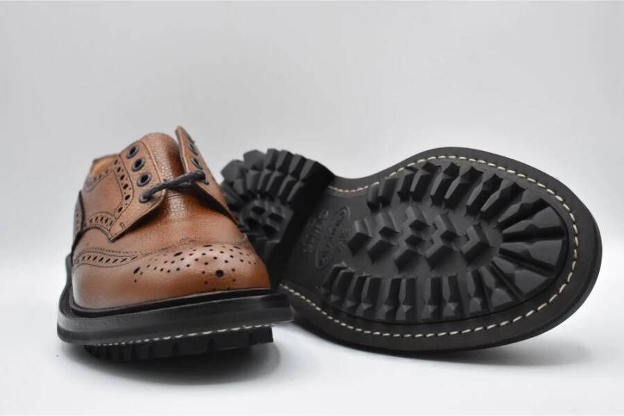 Church's Platte Leren Schoenen Highland Walnoot Commando Brown Heren