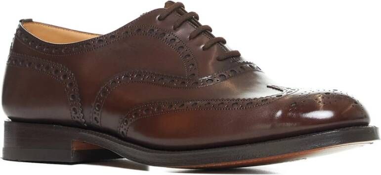 Church's Platte Schoenen Burwood Stijl Brown Heren