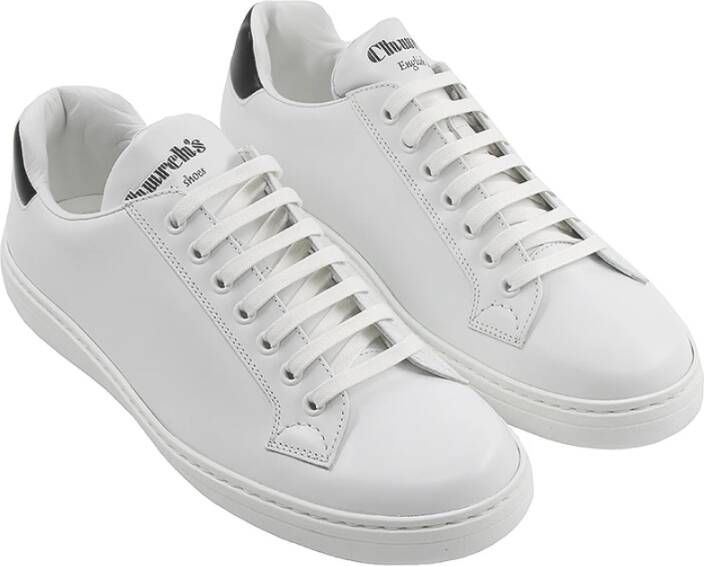 Church's Witte Leren Sneakers voor Heren Wit Heren